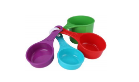 Measuring Cups (Turquoise / Purple / Red / Green)